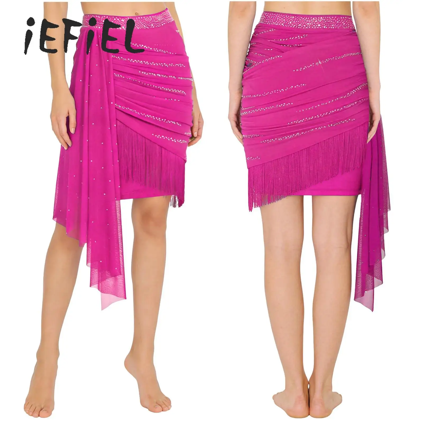 Fringed Dance Skirts for Women Teens Ballroom Latin Salsa Skirt Festive Rave Sexy Mesh Drape Ruched Skirt Practice Performance
Fringed Dance Skirts for Women Teens Ballroom Latin Salsa Skirt Festive Rave Sexy Mesh Drape Ruched Skirt Practice Performance