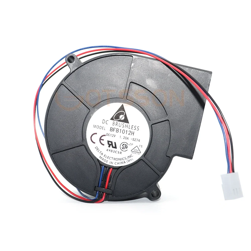 +NEW for delta BFB1012H 9CM 97*94*33MM 9733 12V 1.2A blower dual ball bearing turbo fan blower
+NEW for delta BFB1012H 9CM 97*94*33MM 9733 12V 1.2A blower dual ball bearing turbo fan blower