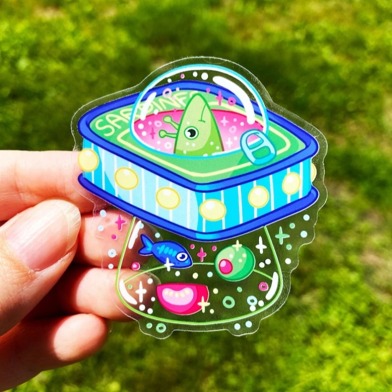 1 Pc Cute Colorful Cartoon UFO (With Alien) Waterproof Adhesive Sticker for Tablet Phone Laptop Decor
1 Pc Cute Colorful Cartoon UFO (With Alien) Waterproof Adhesive Sticker for Tablet Phone Laptop Decor