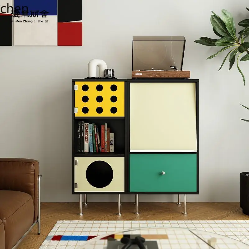 sideboard - acrylic color block storage cabinet - wall-mounted combination buffet
sideboard - acrylic color block storage cabinet - wall-mounted combination buffet