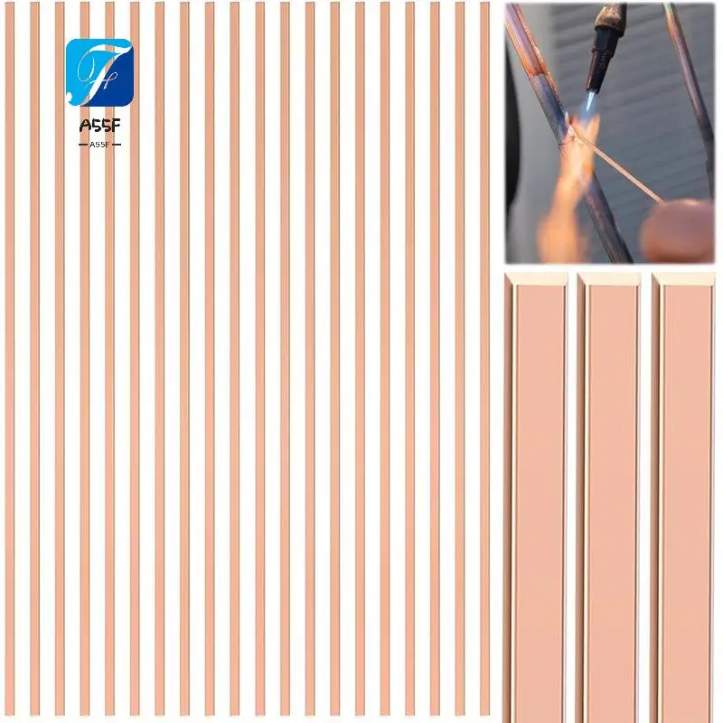 A55F-Silver Brazing Rods Alloys Flat Welding Rods For Air Conditioning, Refrigerator, Cold Storage, And HVAC Units
A55F-Silver Brazing Rods Alloys Flat Welding Rods For Air Conditioning, Refrigerator, Cold Storage, And HVAC Units