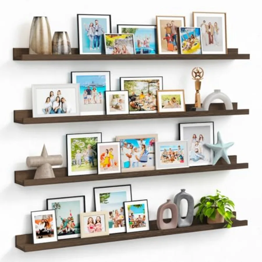 Wood Picture Ledge Shelf for Wall 4-Pack 48 Inch Long Rustic Floating Shelves with Lip for Classroom Library Farmhouse Wooden W
Wood Picture Ledge Shelf for Wall 4-Pack 48 Inch Long Rustic Floating Shelves with Lip for Classroom Library Farmhouse Wooden W
