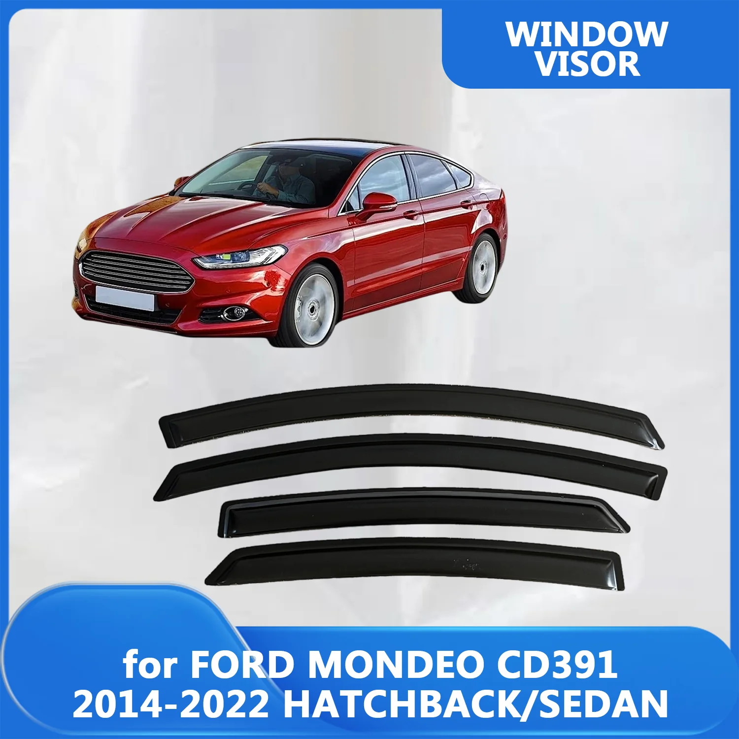 Window Visor for FORD MONDEO CD391 2014-2022 Hatchback SEDAN Wind Deflectors Rain Guards Door Visor Vent Shades Ventvisor
Window Visor for FORD MONDEO CD391 2014-2022 Hatchback SEDAN Wind Deflectors Rain Guards Door Visor Vent Shades Ventvisor