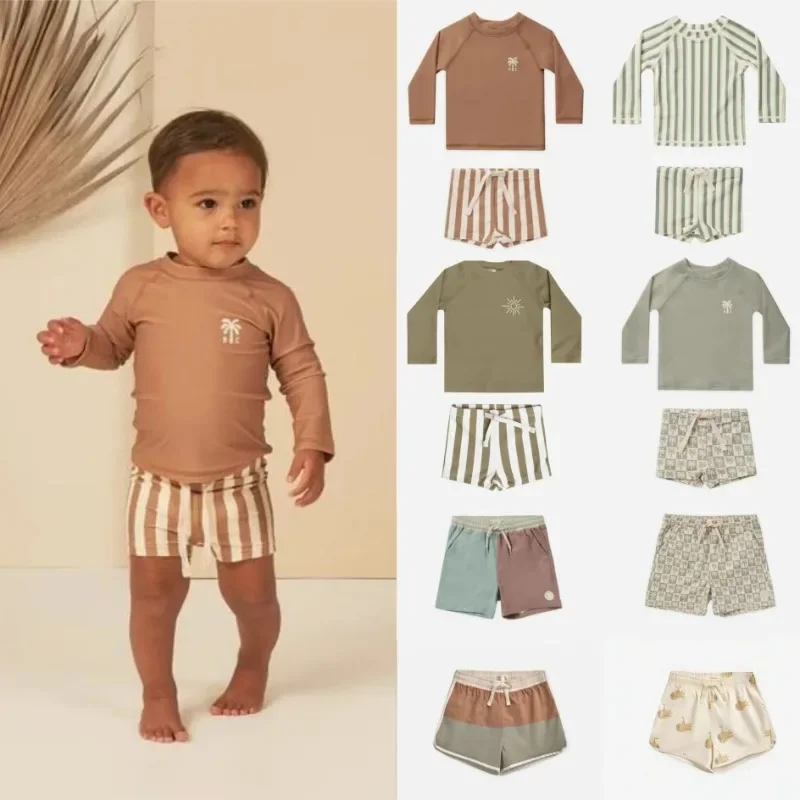 NEW 2025 Summer Kids Boy Swimsuits Sun Protection Vacation Beach Pants Long Sleeve Tops with Hat Children Surfing Swim Suit 1-7T
NEW 2025 Summer Kids Boy Swimsuits Sun Protection Vacation Beach Pants Long Sleeve Tops with Hat Children Surfing Swim Suit 1-7T