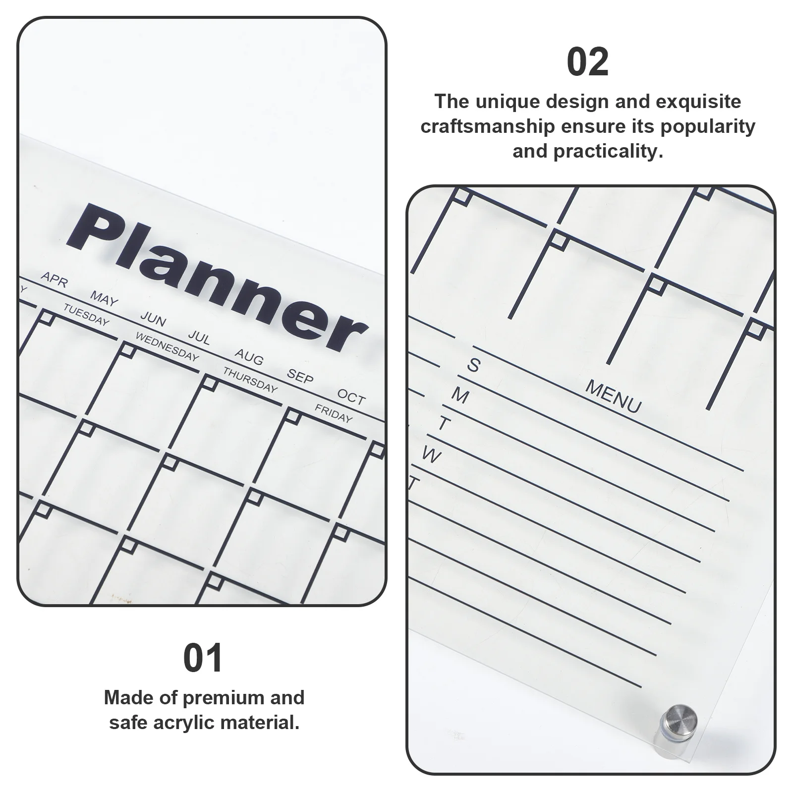 1 set 1 Set Acrylic Writing Clear Dry Erase For Kids Students Mini Message Board Home Office Study Wall Fridge Desktop Organizer 
1 set 1 Set Acrylic Writing Clear Dry Erase For Kids Students Mini Message Board Home Office Study Wall Fridge Desktop Organizer