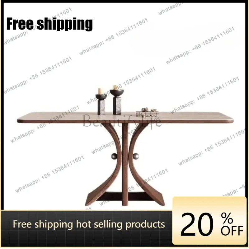 zj.French Solid Wood Travertine Rock Slab Dining Table Restaurant Household Rectangular Rock Slab Dining Table Against The Wall
zj.French Solid Wood Travertine Rock Slab Dining Table Restaurant Household Rectangular Rock Slab Dining Table Against The Wall
