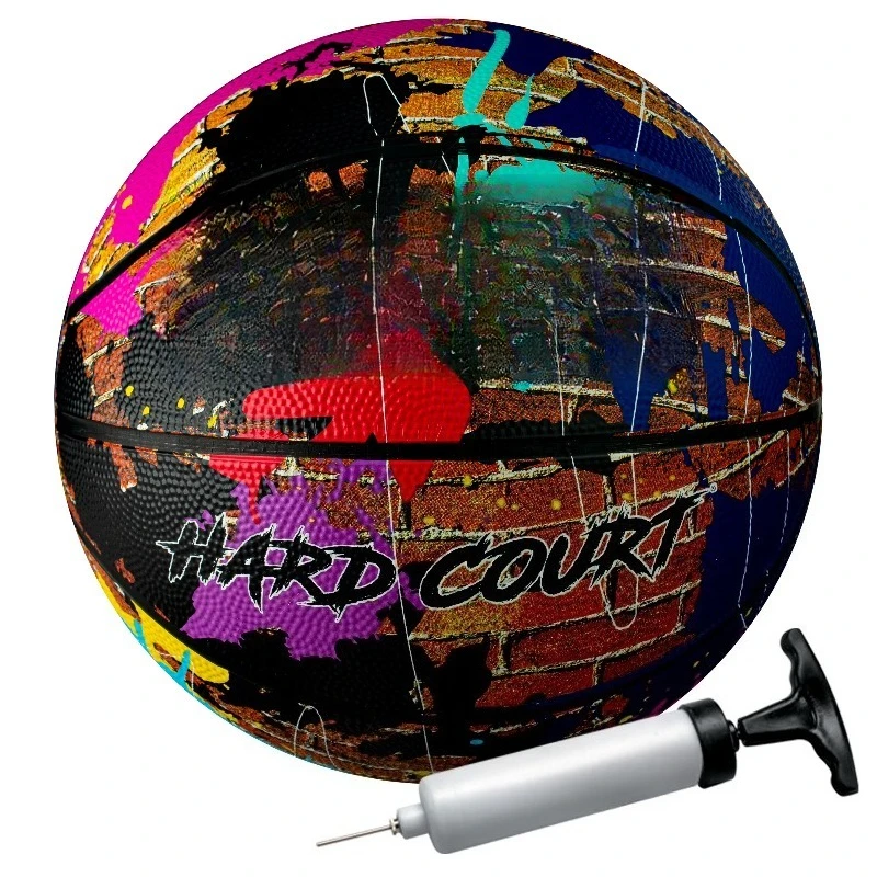 Sports HARD COURT Basketball - Official Size Basketball - Indoor + Outdoor Street Basketball - 29.5" Rubber Basketball - Air
Sports HARD COURT Basketball - Official Size Basketball - Indoor + Outdoor Street Basketball - 29.5" Rubber Basketball - Air