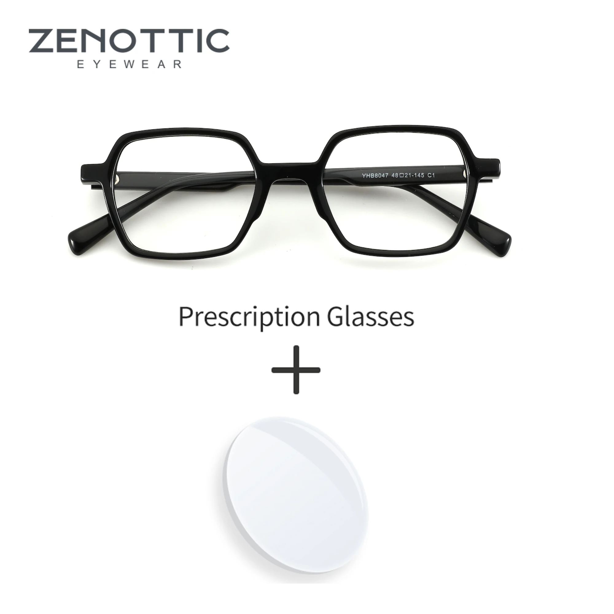ZENOTTIC Stylish Rectangle Prescription Glasses Handmade Acetate Myopia/Progressive Eyewear Square Optical Eyewear for Unisex
ZENOTTIC Stylish Rectangle Prescription Glasses Handmade Acetate Myopia/Progressive Eyewear Square Optical Eyewear for Unisex