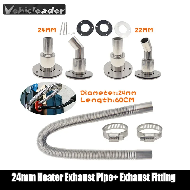22mm/24mm Exhaust Fitting 60cm Heater Exhaust Pipe Car Air Parking Heater Exhaust Pipe for Webasto Eberspache
22mm/24mm Exhaust Fitting 60cm Heater Exhaust Pipe Car Air Parking Heater Exhaust Pipe for Webasto Eberspache
