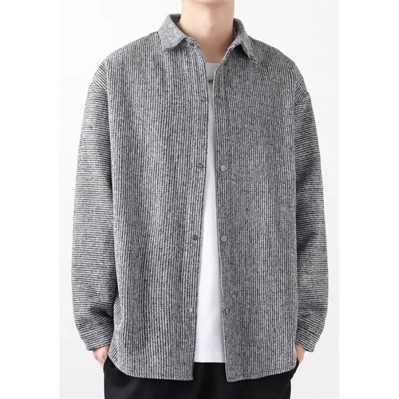 2026 весенняя мужская рубашка с длинными рукавами, мужская винтажная модная рубашка с лацканами, куртка, мужские рубашки из тяжелой веса, мужская верхняя одежда из шерстяной ткани
2026 весенняя мужская рубашка с длинными рукавами, мужская винтажная модная рубашка с лацканами, куртка, мужские рубашки из тяжелой веса, мужская верхняя одежда из шерстяной ткани