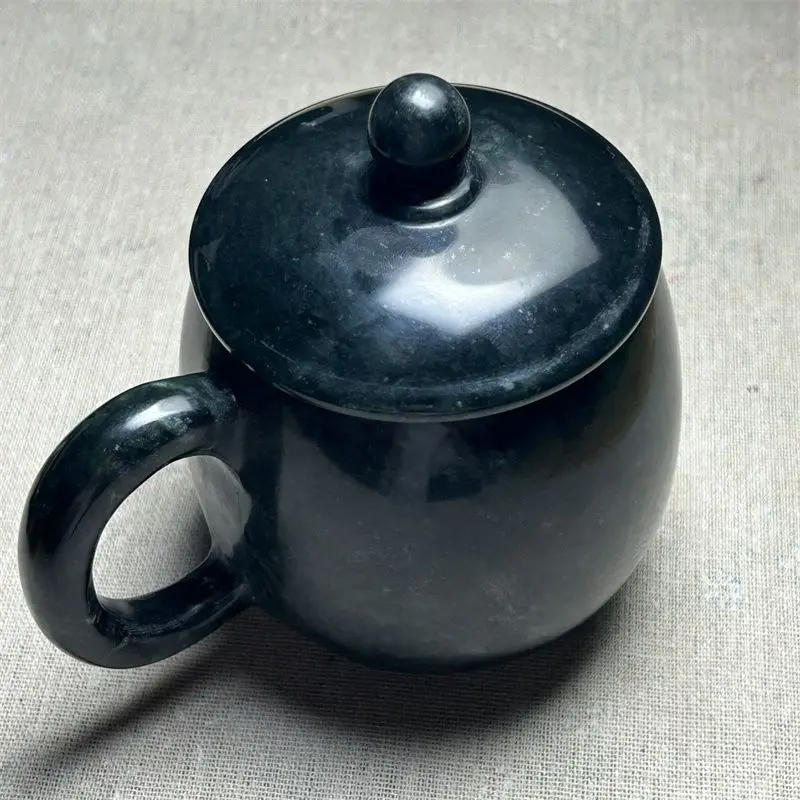 Natural Stone Tea Cup Jade Mug With Handle And Lid Juice Milk Coffee Water Mugs Tibetan Medicine King Stone Teacups Jade Cups
Natural Stone Tea Cup Jade Mug With Handle And Lid Juice Milk Coffee Water Mugs Tibetan Medicine King Stone Teacups Jade Cups
