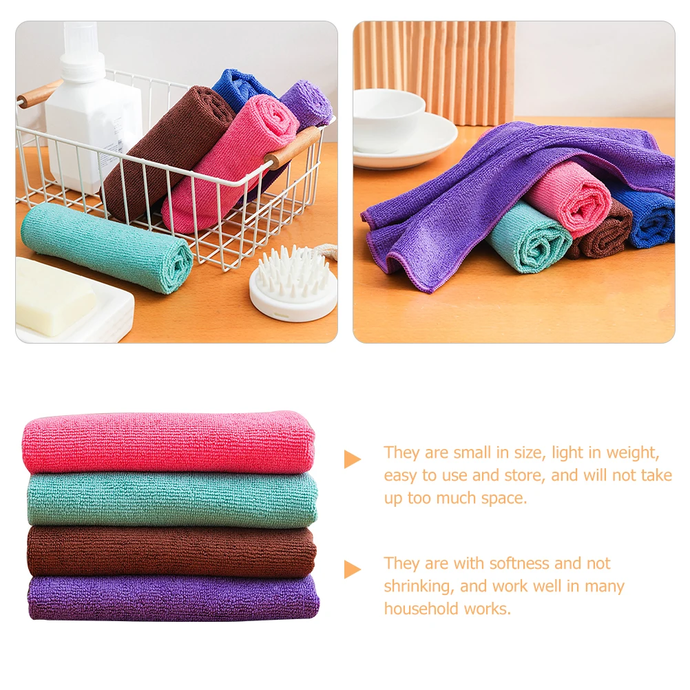 4 Pcs Thick Cleaning Cloths 30x30cm Microfiber Kitchen Dish Towels Absorbent Washcloths Rag Home Car Practical
4 Pcs Thick Cleaning Cloths 30x30cm Microfiber Kitchen Dish Towels Absorbent Washcloths Rag Home Car Practical