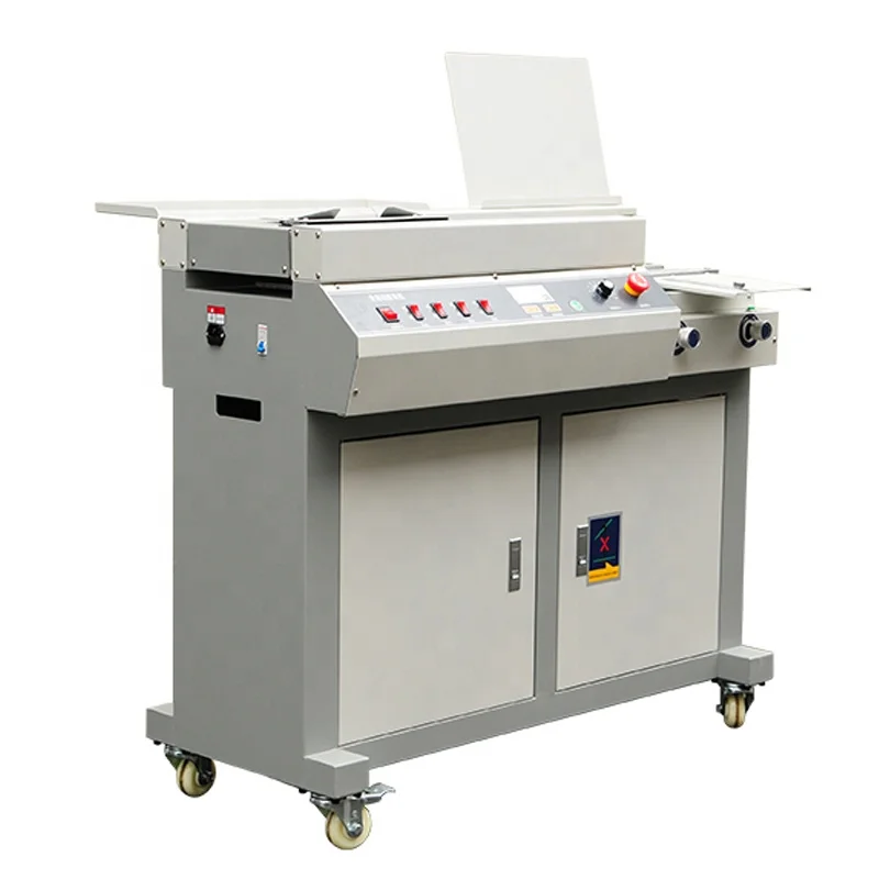 55H-A3 A3 Size China Manufacturer Electric Automatic Wireless Glue Binder Hot Melt Glue Book Binding Machine 250 Books/Hour
55H-A3 A3 Size China Manufacturer Electric Automatic Wireless Glue Binder Hot Melt Glue Book Binding Machine 250 Books/Hour