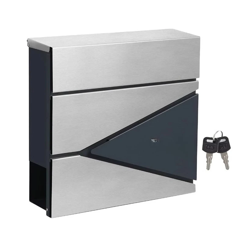 Residential outdoor steel mailbox powder coated wall-mounted mailbox with lock for apartment use
Residential outdoor steel mailbox powder coated wall-mounted mailbox with lock for apartment use