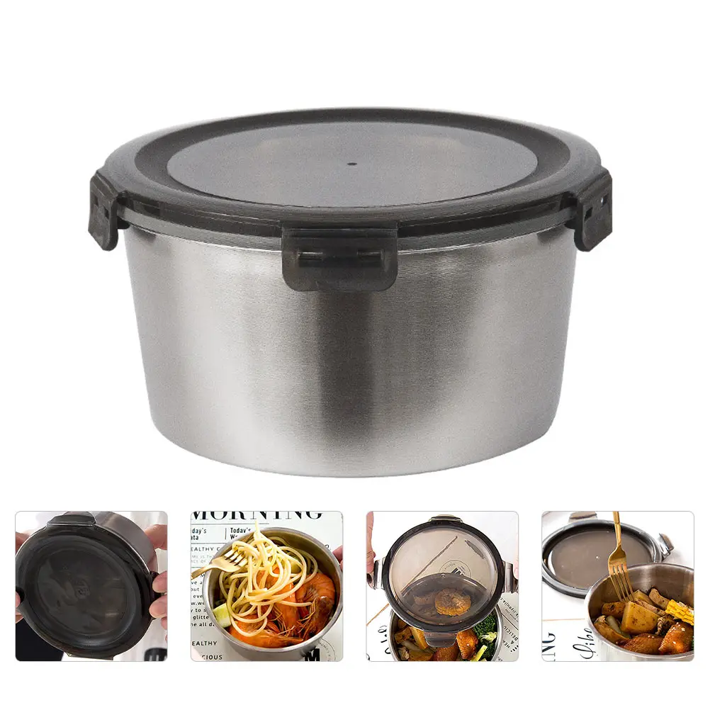 1pc Stainless Steel Thermal Lunch Box Portable Food Storage Container Large Capacity Fresh Keeping Box For Salad Fruit Bento
1pc Stainless Steel Thermal Lunch Box Portable Food Storage Container Large Capacity Fresh Keeping Box For Salad Fruit Bento