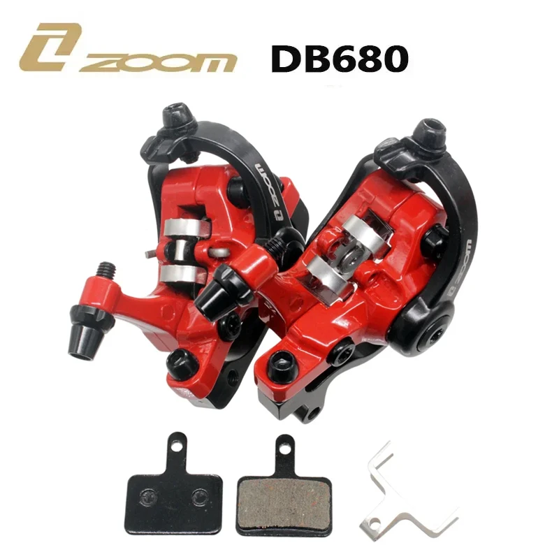 ZOOM DB680 Aluminum Alloy Mechanical Caliper Disc Brakes: Double Brake for Mountain and Road MTB Bikes
ZOOM DB680 Aluminum Alloy Mechanical Caliper Disc Brakes: Double Brake for Mountain and Road MTB Bikes