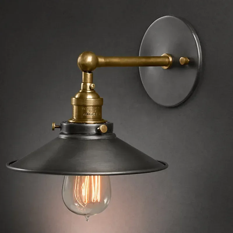Vintage wall lamp indoor brief lighting bedside lamps 90~260V E27 lamp holder
Vintage wall lamp indoor brief lighting bedside lamps 90~260V E27 lamp holder