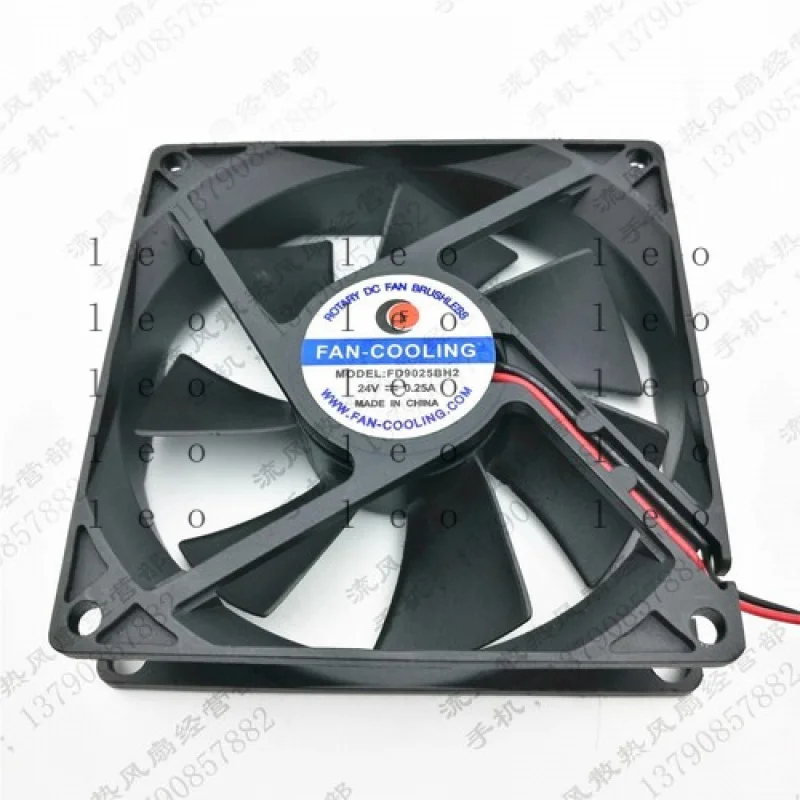 CC for FAN-COOLING FD9025BH2 9025 DC24V 0.25A 9CM 2-wire Inverter Cooling Fan
CC for FAN-COOLING FD9025BH2 9025 DC24V 0.25A 9CM 2-wire Inverter Cooling Fan