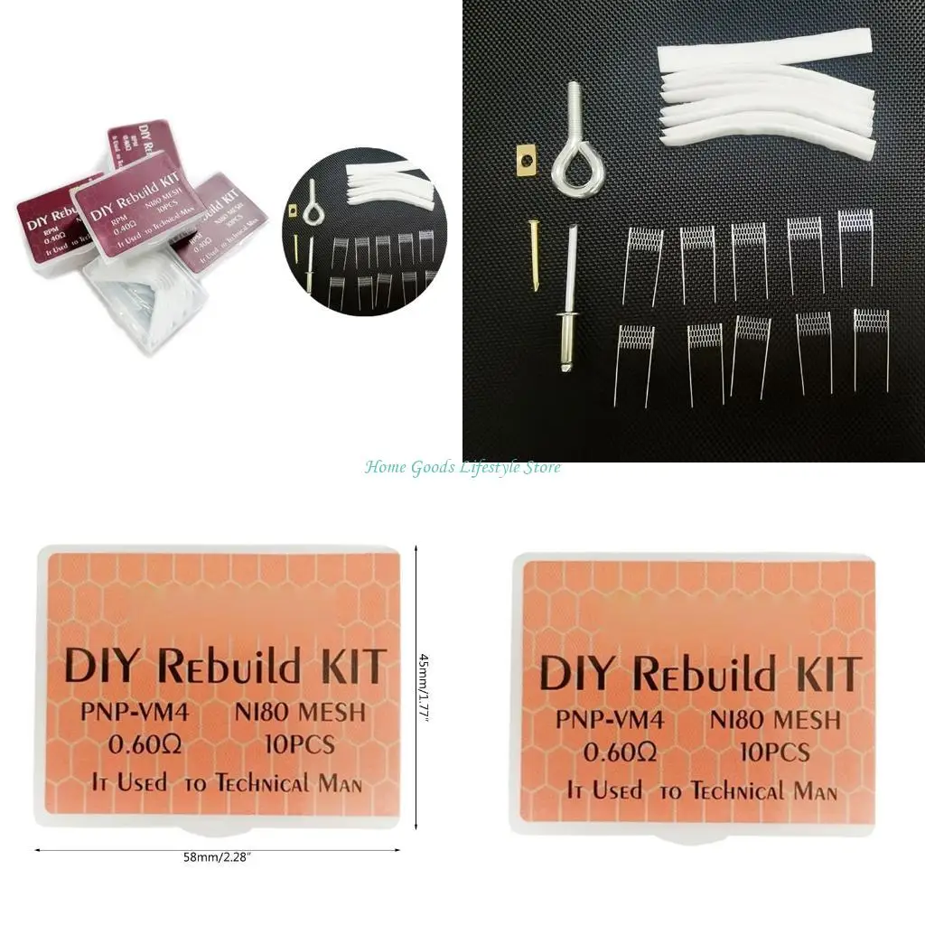 E74E DIY Rebuilt 0.3/0.4/0.6ohm Replacement Coil Compatible for w/ ARG for VINCI-
E74E DIY Rebuilt 0.3/0.4/0.6ohm Replacement Coil Compatible for w/ ARG for VINCI-