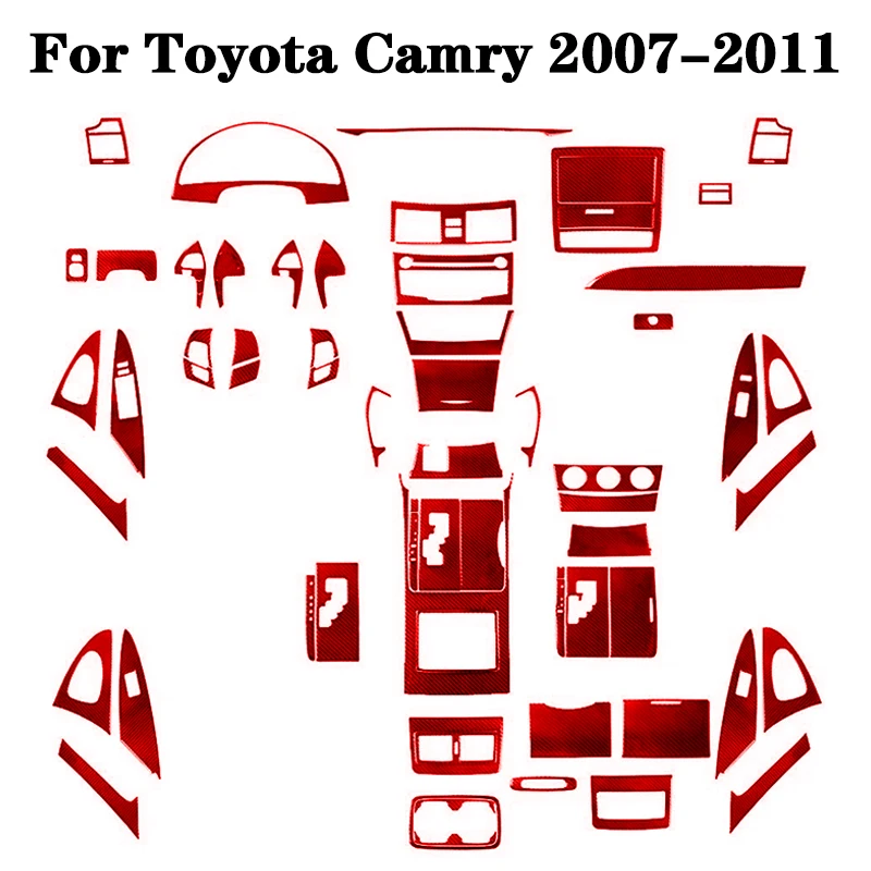 Car Carbon Fiber Red Stickers Various Parts For Toyota Camry 2007 2008 2009 2010 2011 Car Interior Decorative Accessories
Car Carbon Fiber Red Stickers Various Parts For Toyota Camry 2007 2008 2009 2010 2011 Car Interior Decorative Accessories