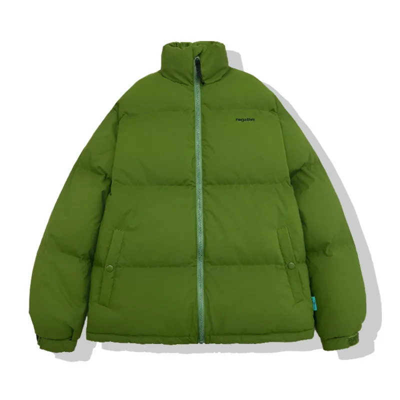 2023 Winter Down Jackets Women's Korean Style Simple Solid Color Letter Embroidery Stand Collar Zipper Pockets Thick Overcoat
2023 Winter Down Jackets Women's Korean Style Simple Solid Color Letter Embroidery Stand Collar Zipper Pockets Thick Overcoat