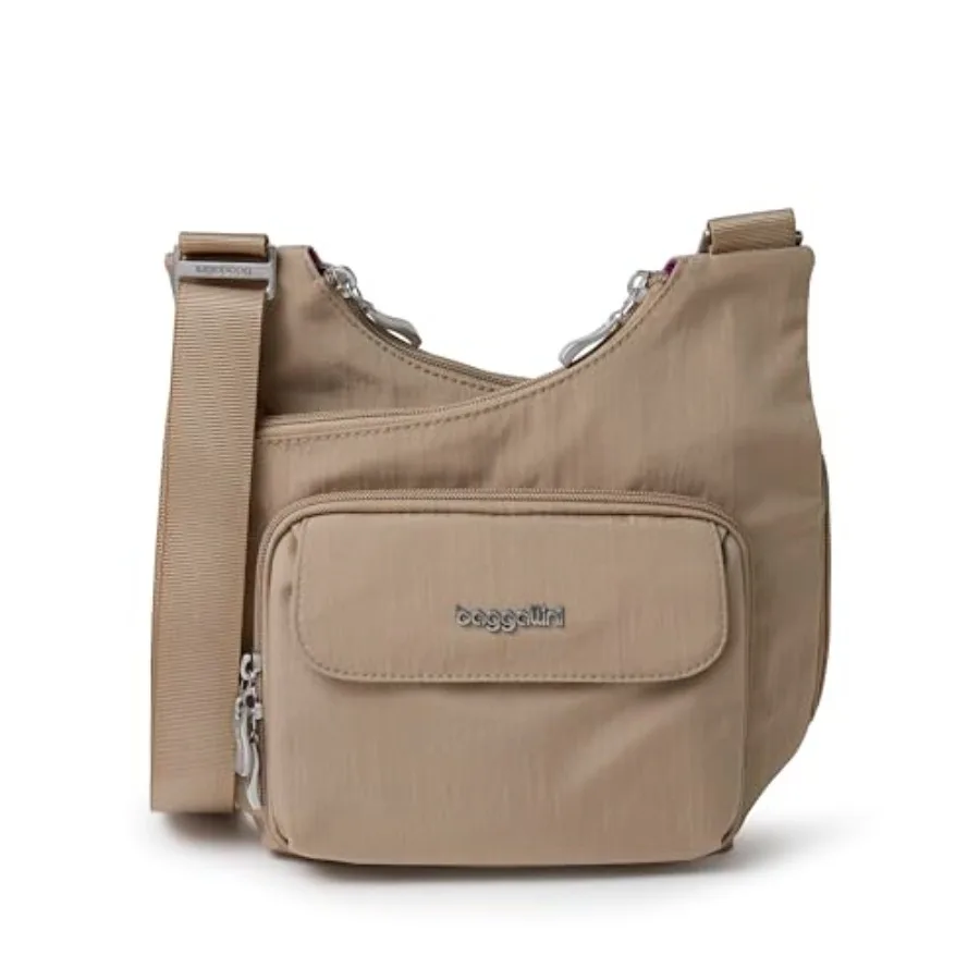 Criss Cross Crossbody Bag for women, nylon, black, lightweight and water-resistant with multiple pockets
Criss Cross Crossbody Bag for women, nylon, black, lightweight and water-resistant with multiple pockets