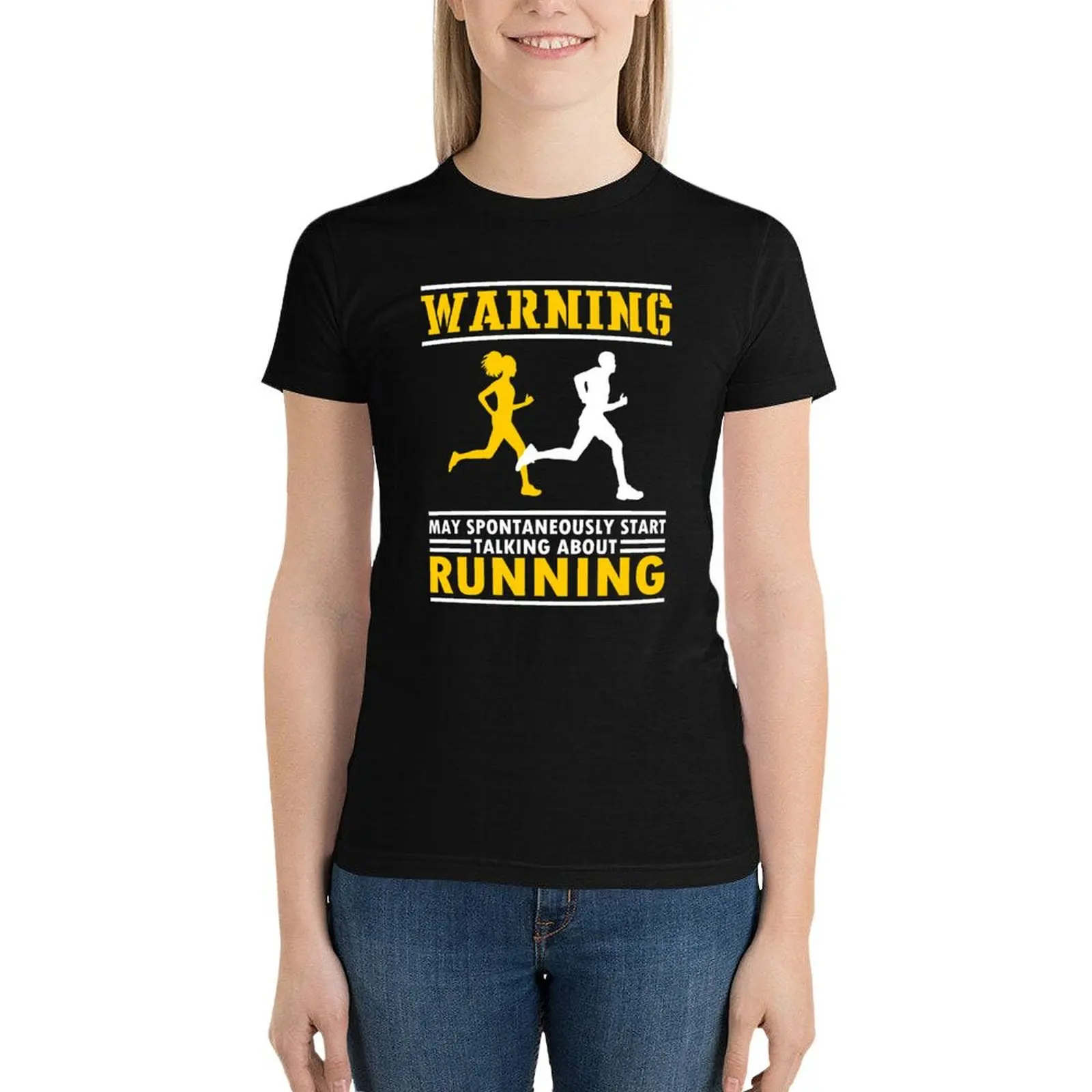Warning, may spontaneously start talking about running, Runner Funny Gift Idea T-Shirt sublime Female clothing clothes for Women
Warning, may spontaneously start talking about running, Runner Funny Gift Idea T-Shirt sublime Female clothing clothes for Women