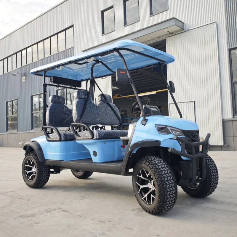 China 2 4 6 8 Seater Hunting Club Street Legal Utility Vehicle Car 60V/72V Lithium Electric Golf Cart With Two-Point Seat Belts
China 2 4 6 8 Seater Hunting Club Street Legal Utility Vehicle Car 60V/72V Lithium Electric Golf Cart With Two-Point Seat Belts