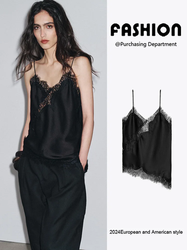 New Summer Women's Lace Decorative Underwear Sle Top ZA2025 300 59905 406 Ethnic Costume Stage Wear Ladies Faion
New Summer Women's Lace Decorative Underwear Sle Top ZA2025 300 59905 406 Ethnic Costume Stage Wear Ladies Faion