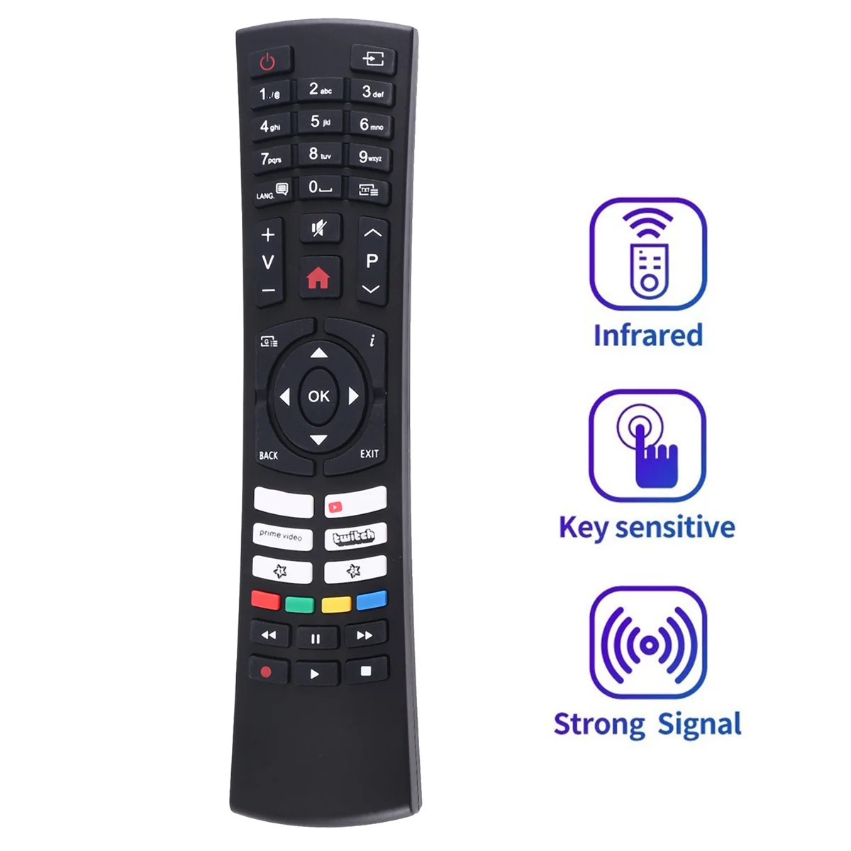 Сменный пульт дистанционного управления RC4590TR для VESTEL Bush TV HD TV Пульт дистанционного управления
Сменный пульт дистанционного управления RC4590TR для VESTEL Bush TV HD TV Пульт дистанционного управления