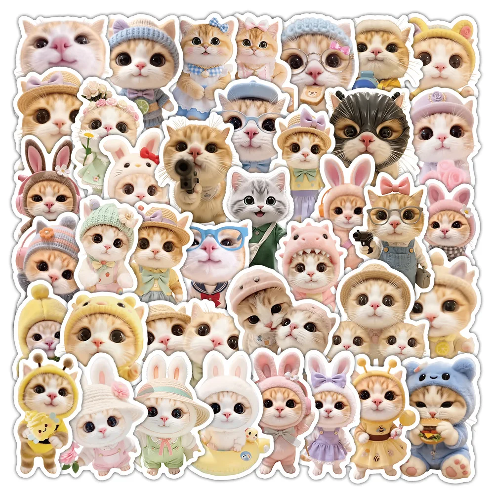 50PCS Cute Cat Meme Sticker DIY Creative Decoration Mobile Phone Case Notebook Water Cup Skateboard Graffiti Toy Gift Sticker
50PCS Cute Cat Meme Sticker DIY Creative Decoration Mobile Phone Case Notebook Water Cup Skateboard Graffiti Toy Gift Sticker