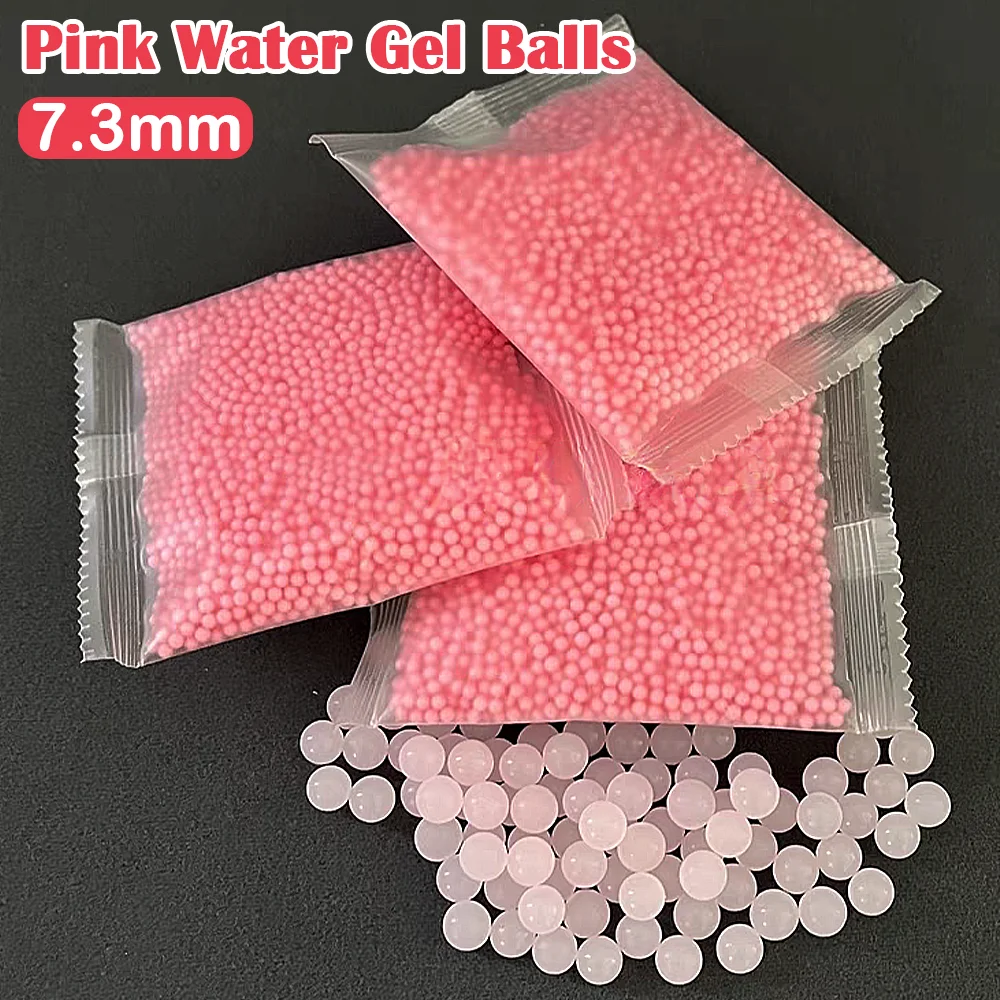 7-8MM Pink Water Gel Balls Water Bombs kinds Gun Cartridge Super Soft Scrub Water Bullets Hunting Pressure Resistance 5-7KG
7-8MM Pink Water Gel Balls Water Bombs kinds Gun Cartridge Super Soft Scrub Water Bullets Hunting Pressure Resistance 5-7KG