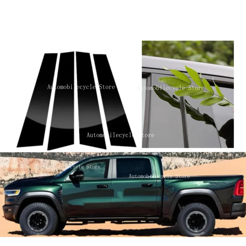 4PCS Glossy Black Pillar Posts Fit For Dodge Ram 1500 2500 3500 2019 2020 2021-2023 Window Moulding B C Center Sticker Cover
4PCS Glossy Black Pillar Posts Fit For Dodge Ram 1500 2500 3500 2019 2020 2021-2023 Window Moulding B C Center Sticker Cover