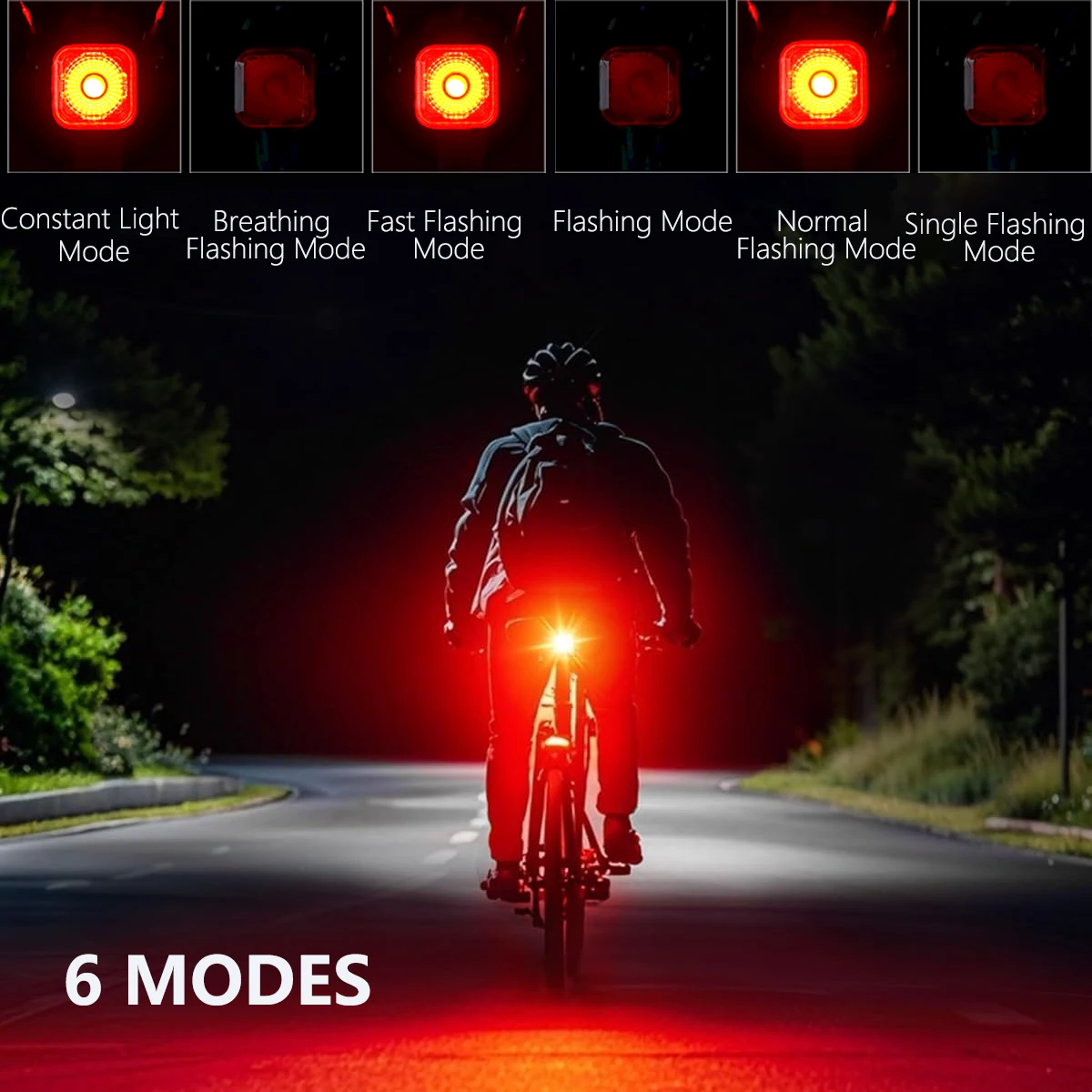 Bicycle Taillight Smart Brake Sensing Warning Rear Long Endurance Auto On/Off For MTB Road Bike Night Cycling Safety Accessory
Bicycle Taillight Smart Brake Sensing Warning Rear Long Endurance Auto On/Off For MTB Road Bike Night Cycling Safety Accessory