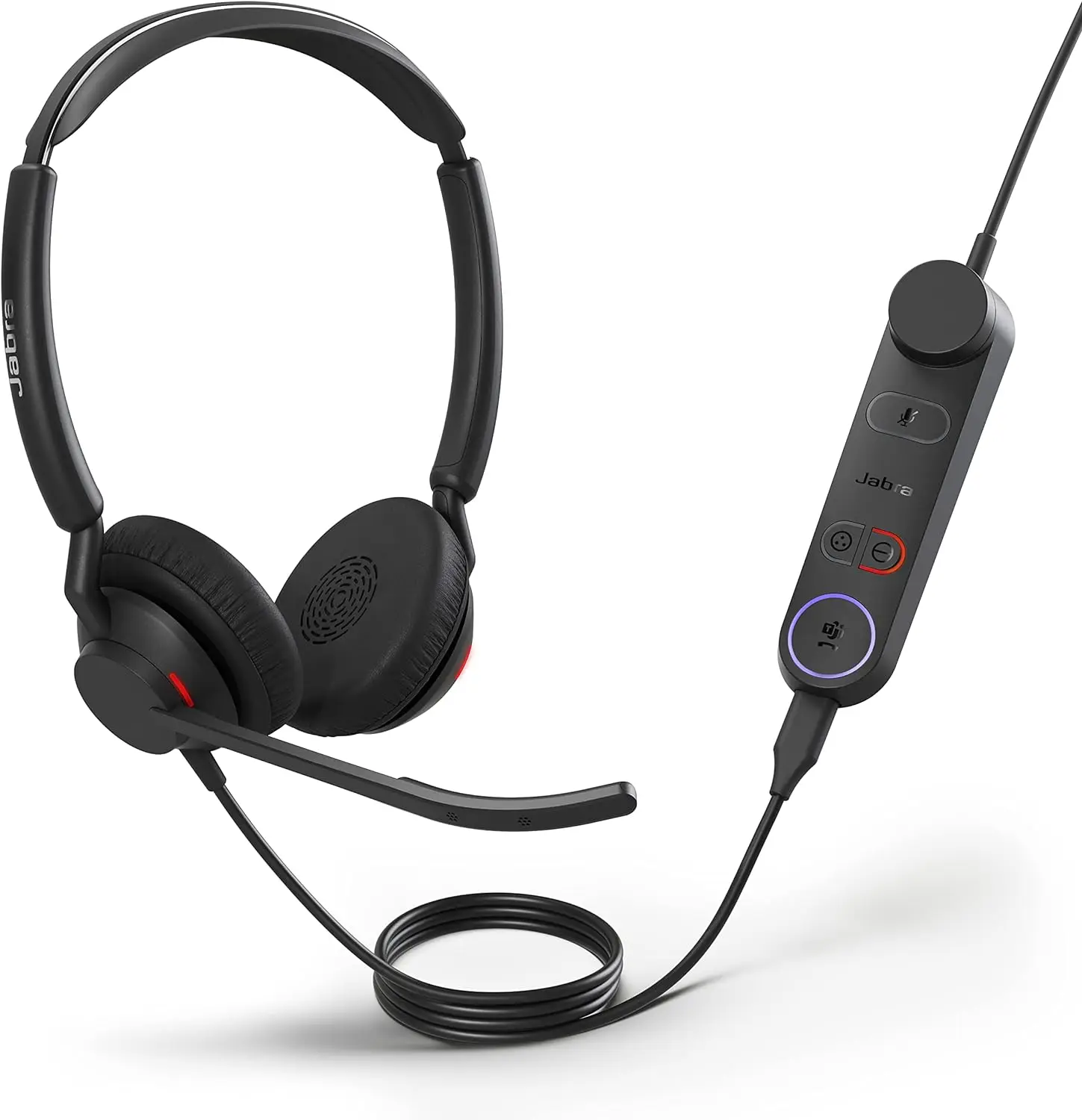 JabIa Engage 50 II Wired Stereo Headset with Link Call Control - Noise-Cancelling 3-Mic and USB-A Cable, Ultra-Lightweight
JabIa Engage 50 II Wired Stereo Headset with Link Call Control - Noise-Cancelling 3-Mic and USB-A Cable, Ultra-Lightweight