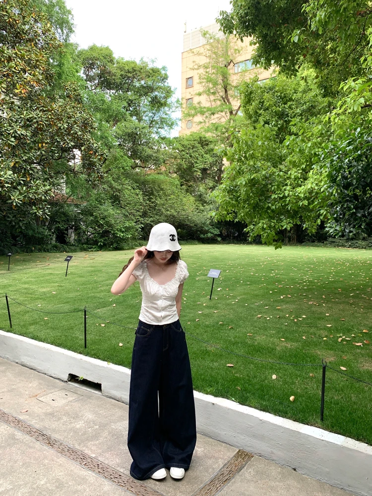 Невыцветающие ретро-джинсы с прямыми широкими штанинами Chen Jiannan NNS Denim Original Cow Vintage iny Tead Color Blo Summer Jeans
Невыцветающие ретро-джинсы с прямыми широкими штанинами Chen Jiannan NNS Denim Original Cow Vintage iny Tead Color Blo Summer Jeans