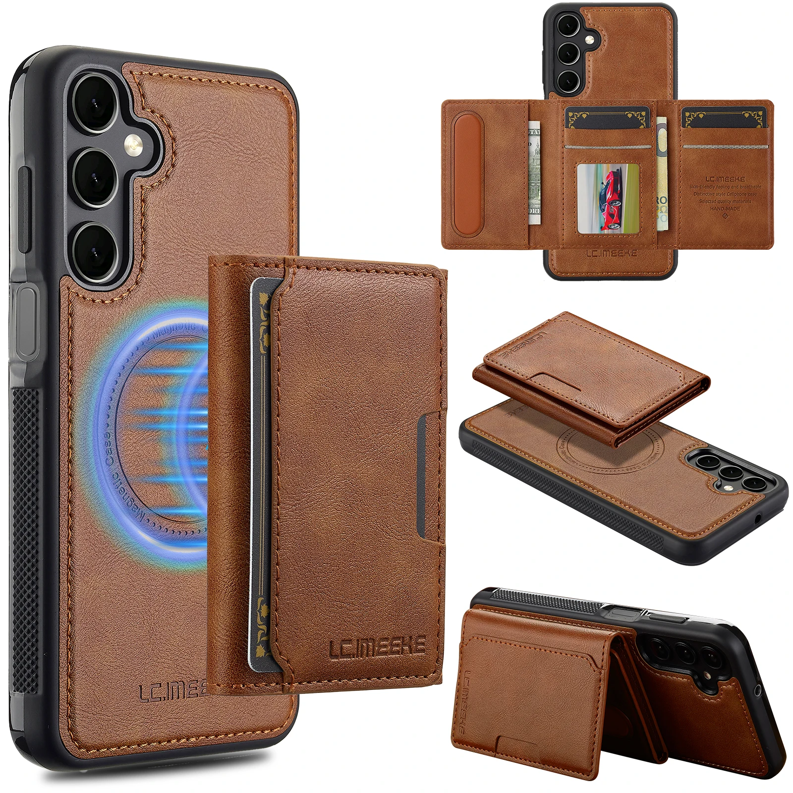 For Samsung Galaxy A17 A16 A15 A14 A34 A35 A36 A52 A54 A55 A56 Detachable Wallet Stand Case Magnetic Attraction PU Leather Cover
For Samsung Galaxy A17 A16 A15 A14 A34 A35 A36 A52 A54 A55 A56 Detachable Wallet Stand Case Magnetic Attraction PU Leather Cover