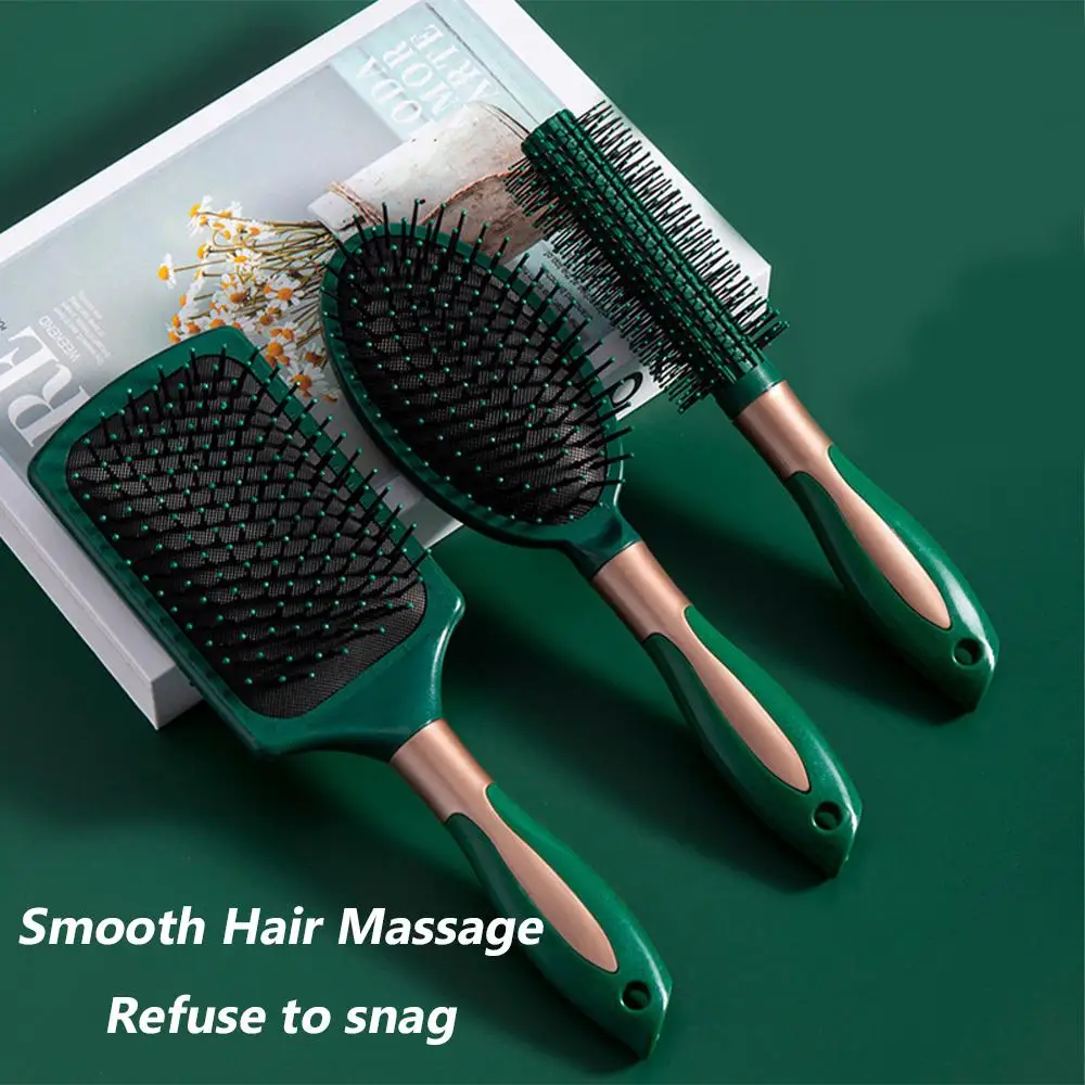 Hair Brush Set with Detangling Nylon Pins Massage Paddle Brush Cushion Hair Combs Hair Dryer Brush for Women
Hair Brush Set with Detangling Nylon Pins Massage Paddle Brush Cushion Hair Combs Hair Dryer Brush for Women