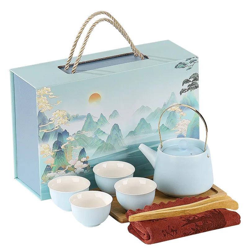 Kung Fu Tea Set Portable Small Set Company Business Event Store Celebration Tea Set Gift
Kung Fu Tea Set Portable Small Set Company Business Event Store Celebration Tea Set Gift
