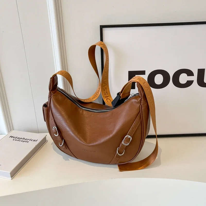 Сумки на плечо большой вместимости из искусственной кожи, однотонные однотонные модные сумки высокого качества 2025 года для женщин, универсальные повседневные сумки-тоут
Сумки на плечо большой вместимости из искусственной кожи, однотонные однотонные модные сумки высокого качества 2025 года для женщин, универсальные повседневные сумки-тоут