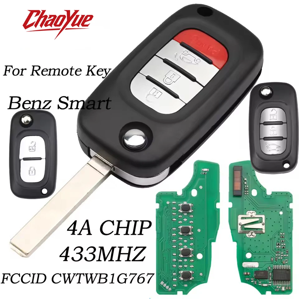CWTWB1G767 4A/433MHz mando a distancia abatible para coche para Mercedes Benz Smart Fortwo 453 Forfour para Renault Megane III T
CWTWB1G767 4A/433MHz mando a distancia abatible para coche para Mercedes Benz Smart Fortwo 453 Forfour para Renault Megane III T