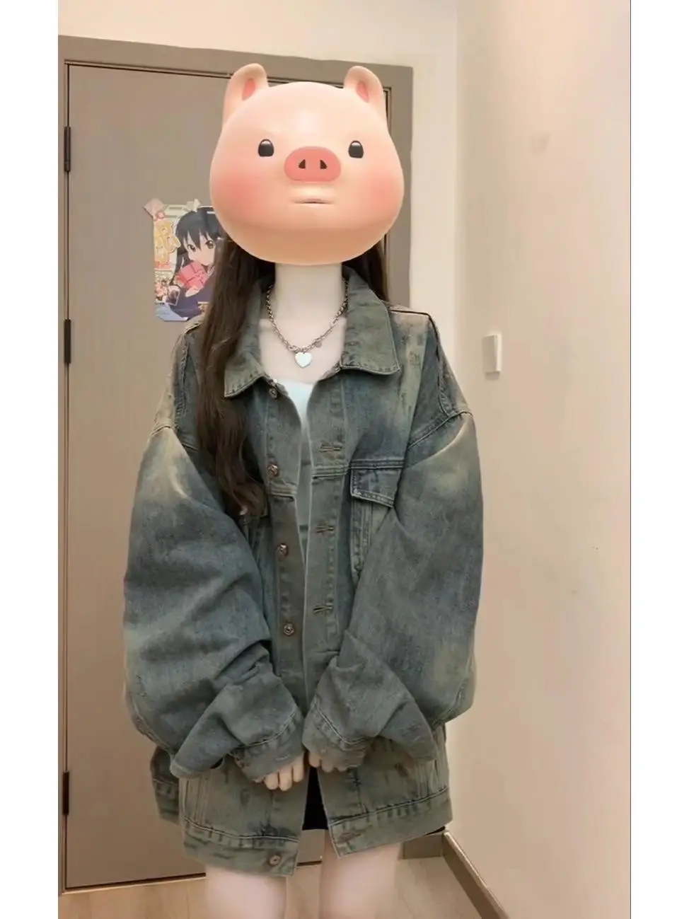 Washed American Style Spring Autumn Denim Jacket Women's Retro Loose Casual Fashion Top Cotton Blend Button up Coat
Washed American Style Spring Autumn Denim Jacket Women's Retro Loose Casual Fashion Top Cotton Blend Button up Coat