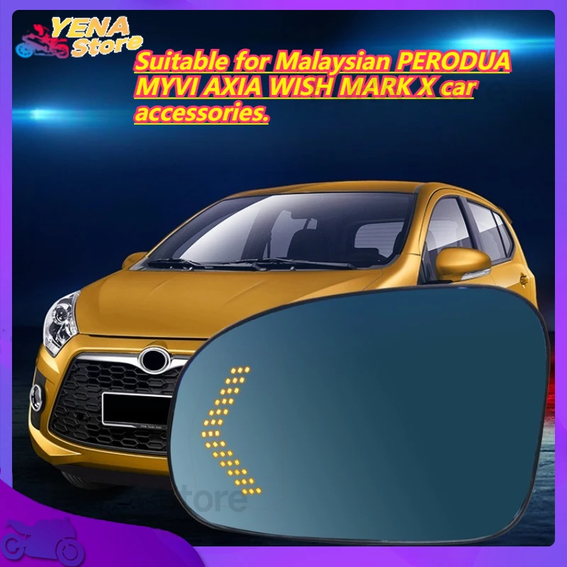 Car rearview mirror with steering function. Suitable for Malaysian PERODUA MYVI AXIA WISH MARK X car accessories.
Car rearview mirror with steering function. Suitable for Malaysian PERODUA MYVI AXIA WISH MARK X car accessories.