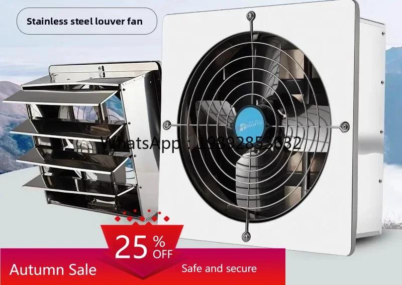 stainless steel louver exhaust fan indoor household ventilation fan hotel kitchen fume fan
stainless steel louver exhaust fan indoor household ventilation fan hotel kitchen fume fan