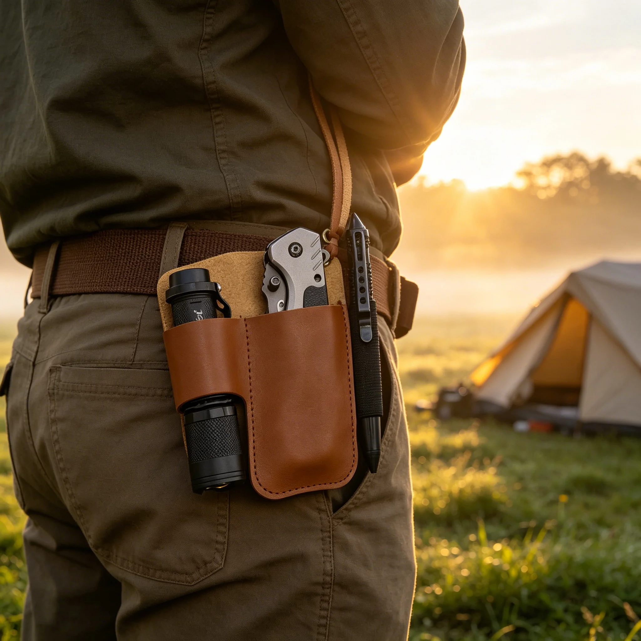 Tactical Fast Draw EDC Pouch - Multi-Tool & Knife Sheath with Belt Clip, Portable Waist Pack for Outdoor Camping
Tactical Fast Draw EDC Pouch - Multi-Tool & Knife Sheath with Belt Clip, Portable Waist Pack for Outdoor Camping
