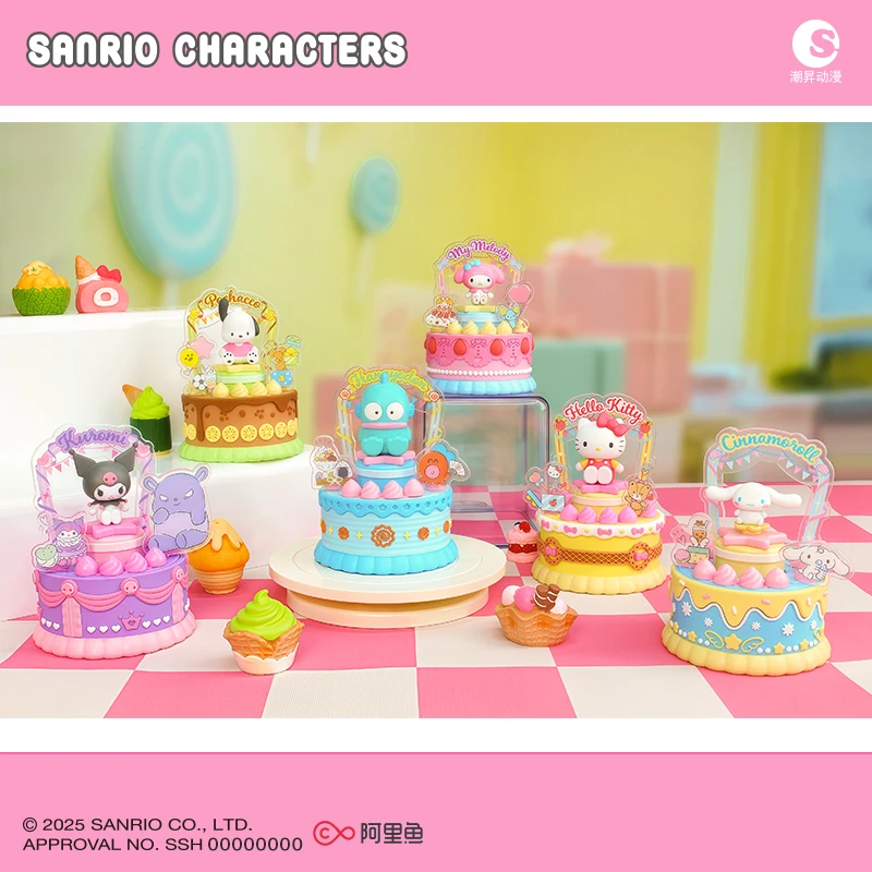 Sanrio персонажи Sweet Bakery серии слепая коробка милая фигурка игрушка Коллекционная кукла подарок на день рождения для девочек
Sanrio персонажи Sweet Bakery серии слепая коробка милая фигурка игрушка Коллекционная кукла подарок на день рождения для девочек
