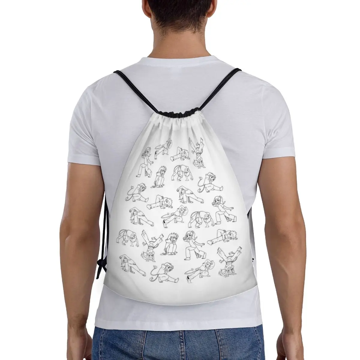 Capoeira Movements Backpacks Fashion Portable Drawstring Bags Shoes Bag Book Bags For Man Woman Students 
Capoeira Movements Backpacks Fashion Portable Drawstring Bags Shoes Bag Book Bags For Man Woman Students