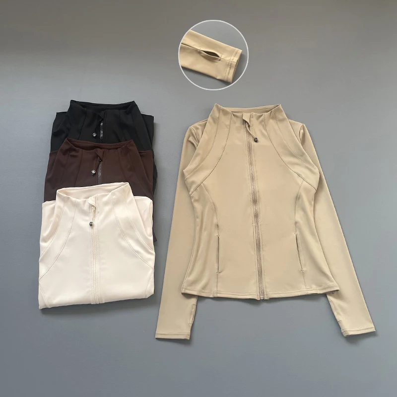 Fitness women's outdoor running zipper quick drying clothes sports jackets quick drying elastic yoga jackets
Fitness women's outdoor running zipper quick drying clothes sports jackets quick drying elastic yoga jackets