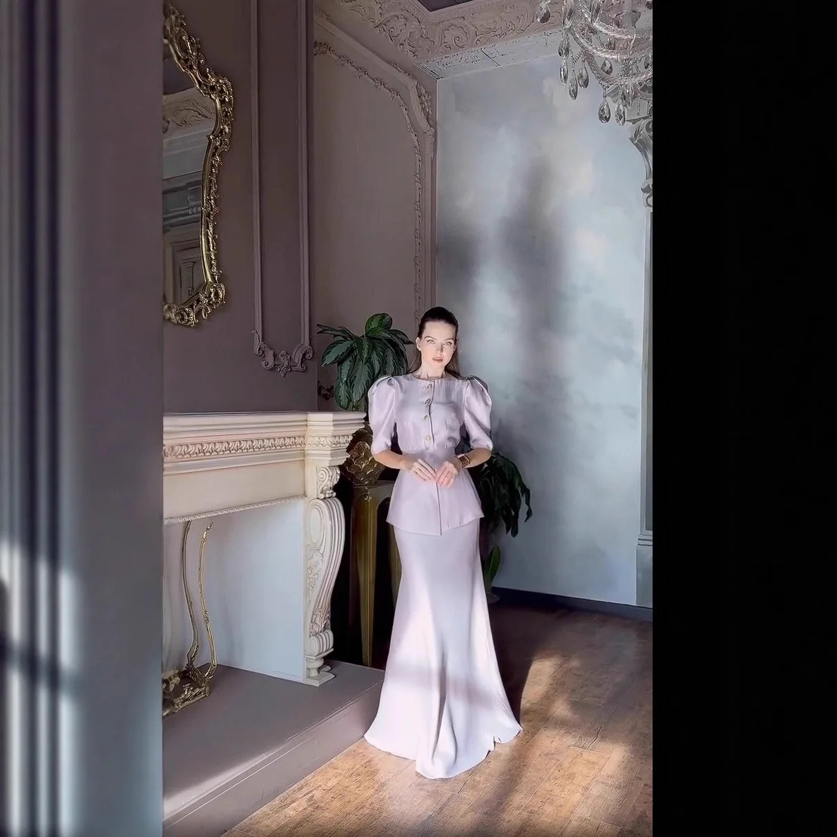 2026 Autumn/winter Elegant Solid Color Puff Sleeve Top And Long Skirt Set Robe Abaya Ramadan Dubai Luxury Islam Elegant
2026 Autumn/winter Elegant Solid Color Puff Sleeve Top And Long Skirt Set Robe Abaya Ramadan Dubai Luxury Islam Elegant