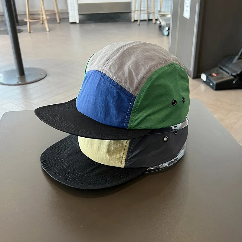 Summer quick-drying hat Thin sunshade sunscreen men's cap Flat brim five-piece hat Women's baseball cap
Summer quick-drying hat Thin sunshade sunscreen men's cap Flat brim five-piece hat Women's baseball cap
